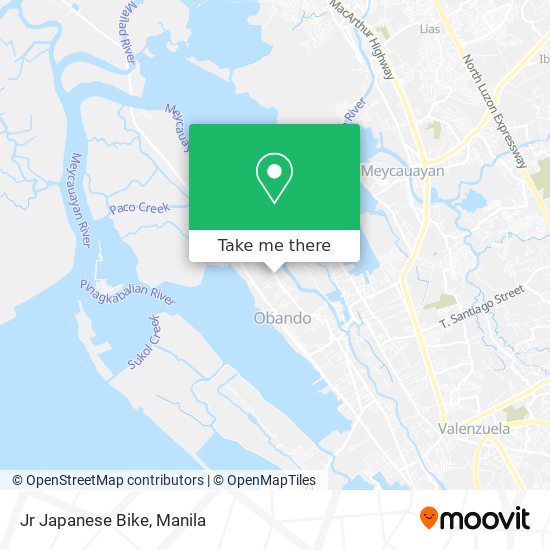 Jr Japanese Bike map