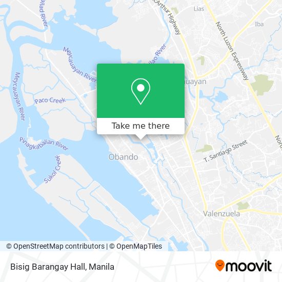 Bisig Barangay Hall map