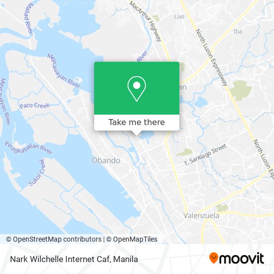 Nark Wilchelle Internet Caf map