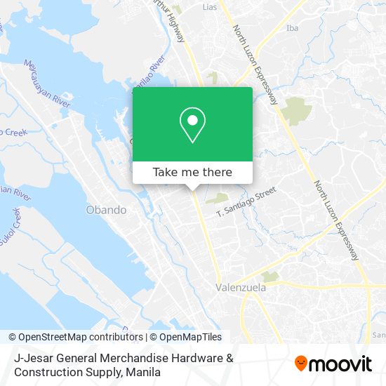J-Jesar General Merchandise Hardware & Construction Supply map