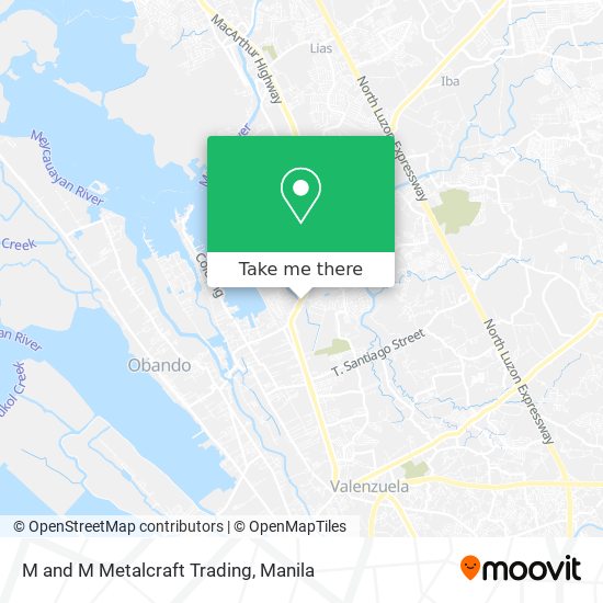 M and M Metalcraft Trading map
