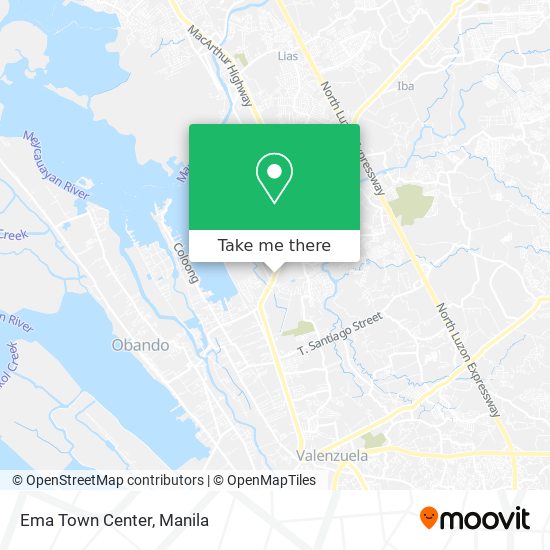 Ema Town Center map