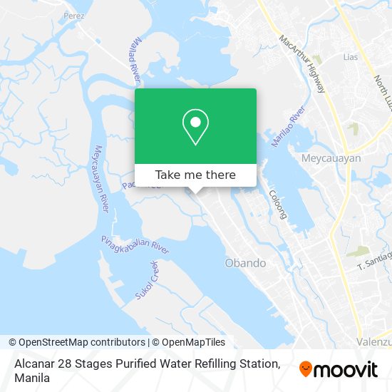 Alcanar 28 Stages Purified Water Refilling Station map