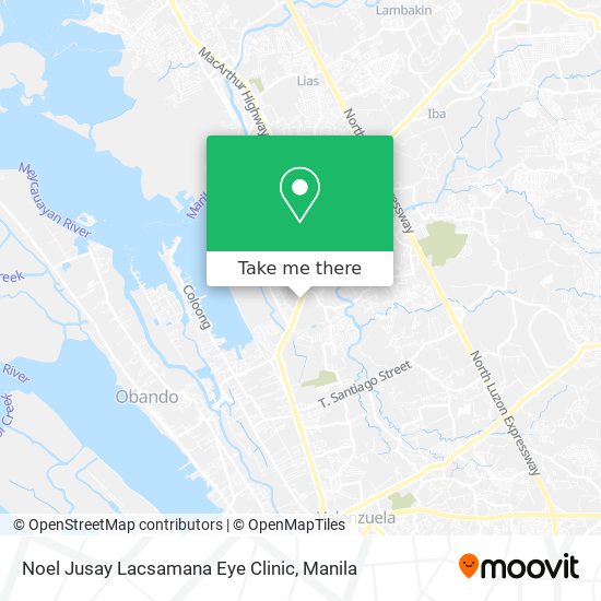 Noel Jusay Lacsamana Eye Clinic map