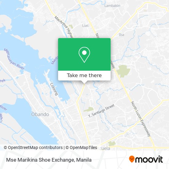 Mse Marikina Shoe Exchange map