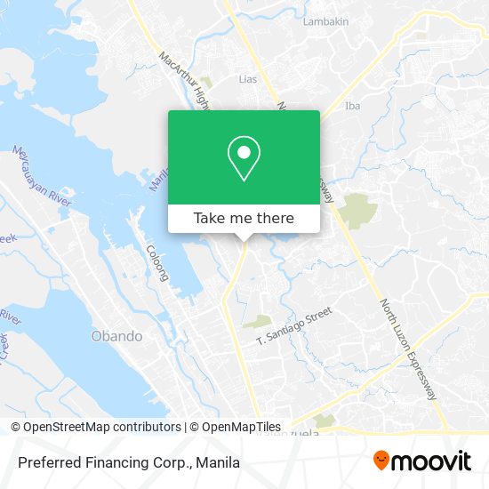 Preferred Financing Corp. map