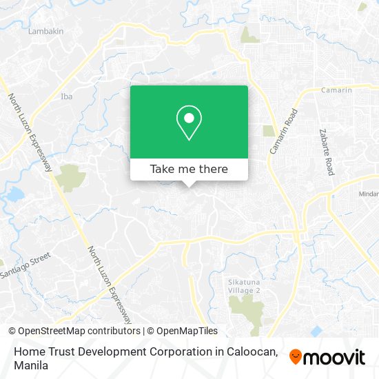 Home Trust Development Corporation in Caloocan map