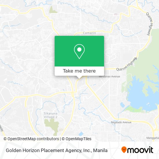 Golden Horizon Placement Agency, Inc. map