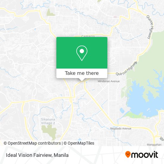 Ideal Vision Fairview map