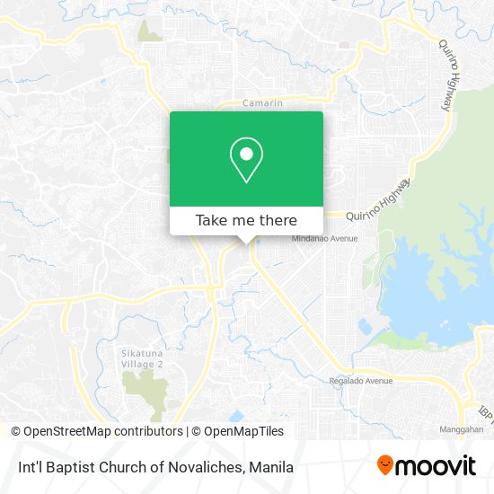 Int'l Baptist Church of Novaliches map