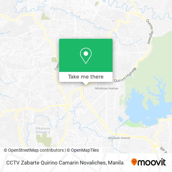 CCTV Zabarte Quirino Camarin Novaliches map