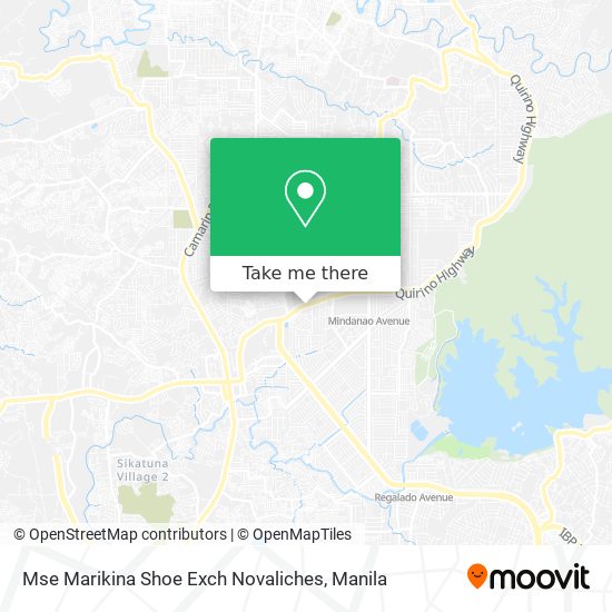 Mse Marikina Shoe Exch Novaliches map