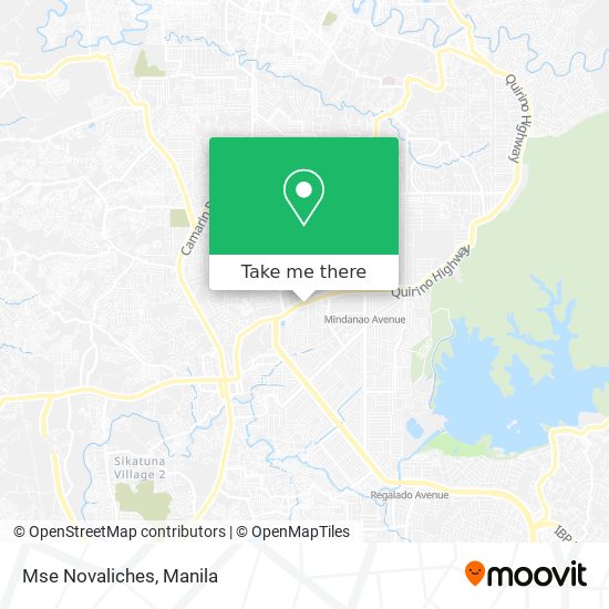 Mse Novaliches map