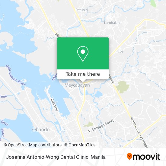 Josefina Antonio-Wong Dental Clinic map