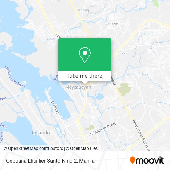 Cebuana Lhuillier Santo Nino 2 map