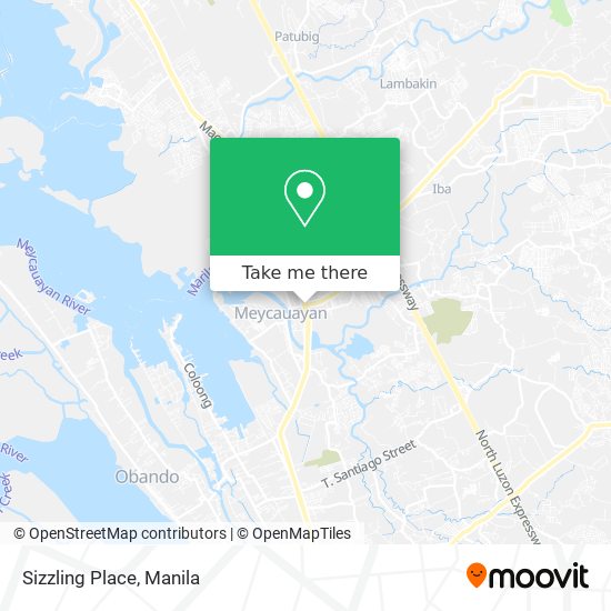 Sizzling Place map