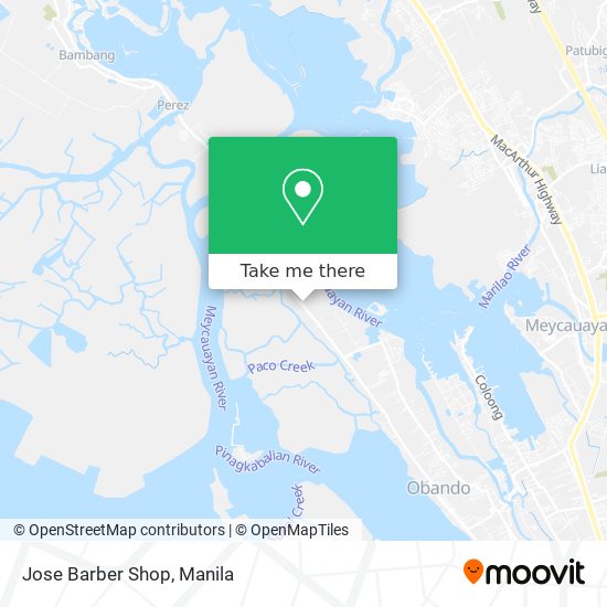 Jose Barber Shop map