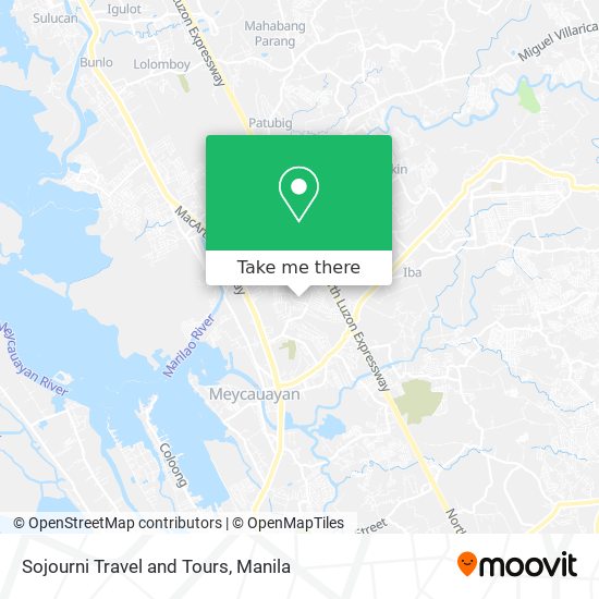 Sojourni Travel and Tours map