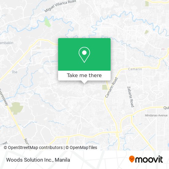 Woods Solution Inc. map