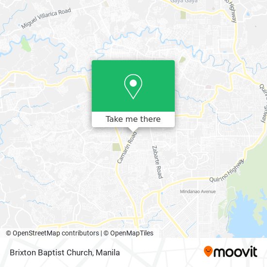 Brixton Baptist Church map