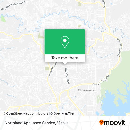 Northland Appliance Service map