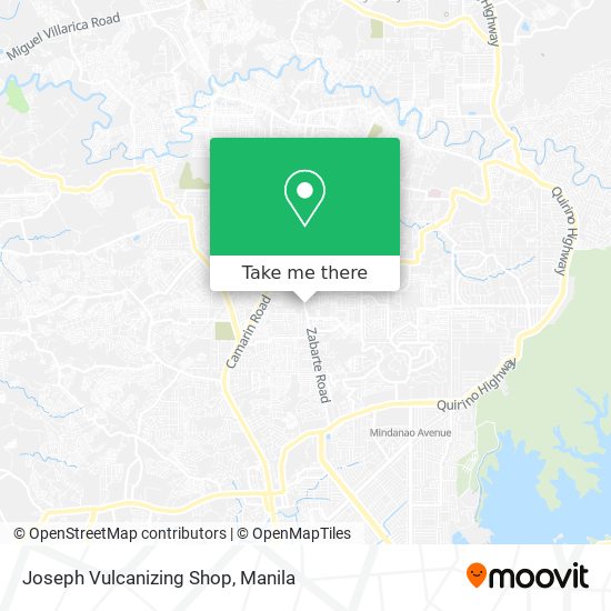 Joseph Vulcanizing Shop map