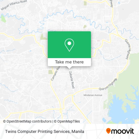 Twins Computer Printing Services map
