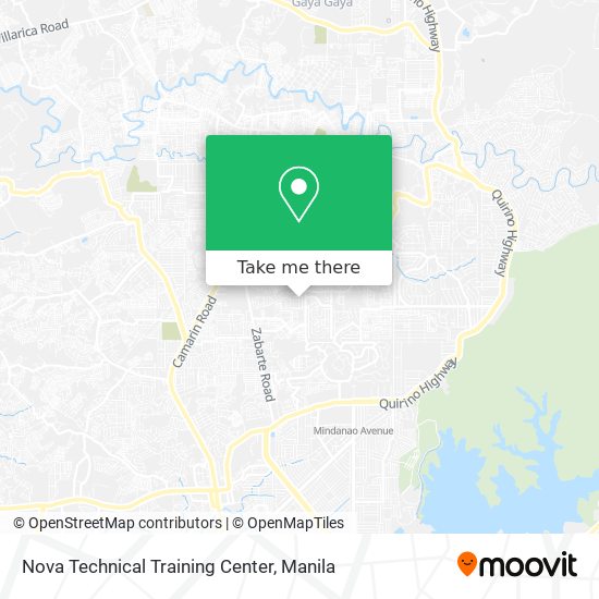 Nova Technical Training Center map