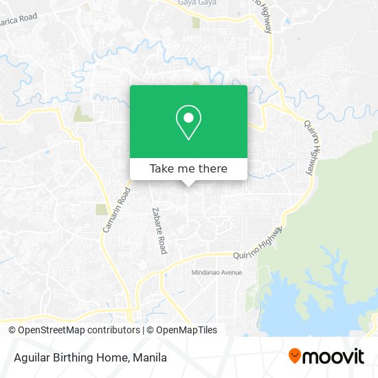 Aguilar Birthing Home map