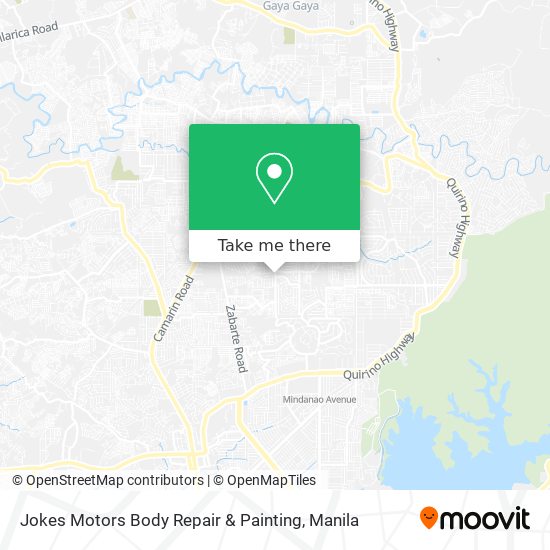 Jokes Motors Body Repair & Painting map