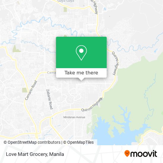 Love Mart Grocery map