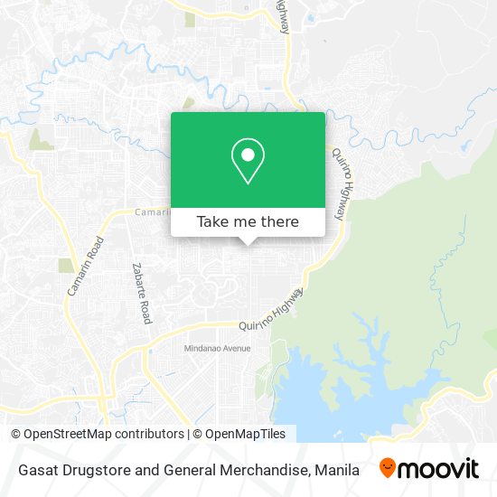 Gasat Drugstore and General Merchandise map