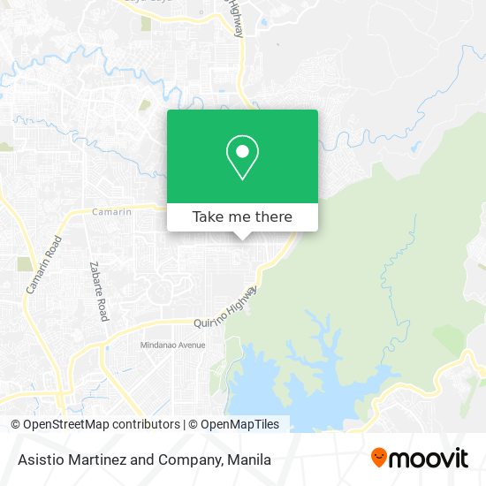 Asistio Martinez and Company map