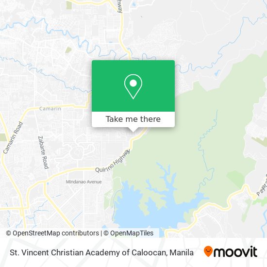 St. Vincent Christian Academy of Caloocan map