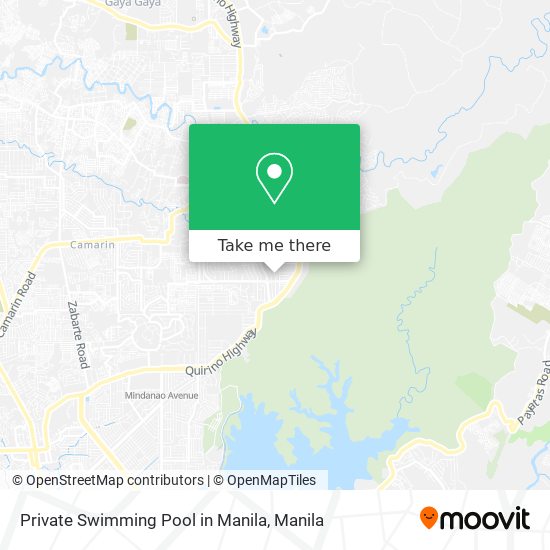 Private Swimming Pool in Manila map