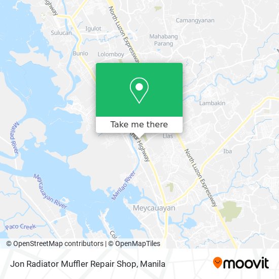 Jon Radiator Muffler Repair Shop map