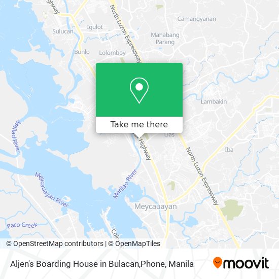 Aljen's Boarding House in Bulacan,Phone map
