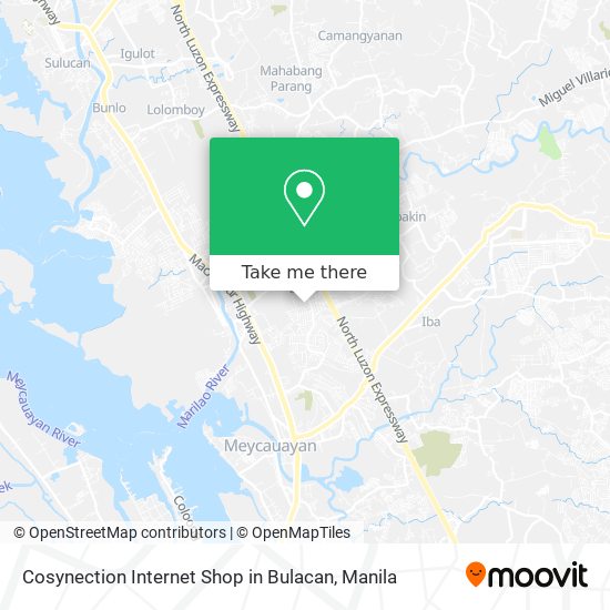 Cosynection Internet Shop in Bulacan map