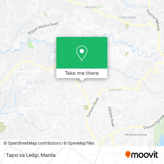 Tapsi sa Ledgi map