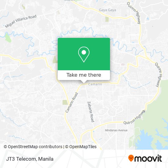 JT3 Telecom map