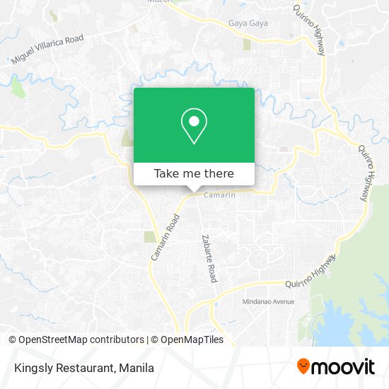 Kingsly Restaurant map