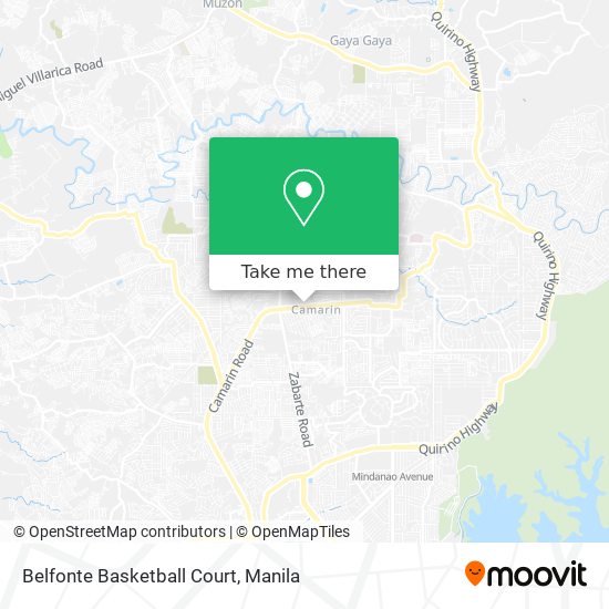 Belfonte Basketball Court map