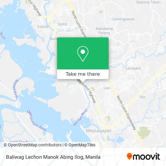 Baliwag Lechon Manok Abing Ilog map