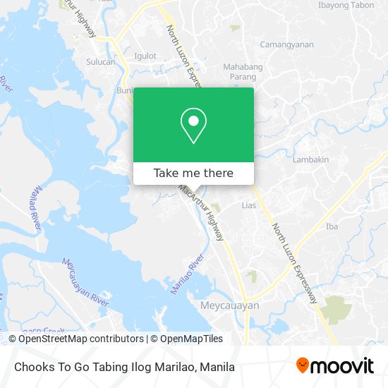 Chooks To Go Tabing Ilog Marilao map