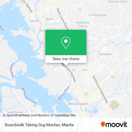 Boardwalk Tabing Ilog Marilao map