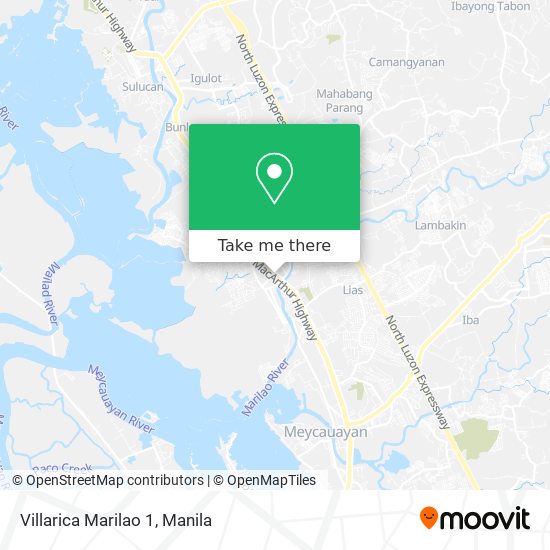 Villarica Marilao 1 map