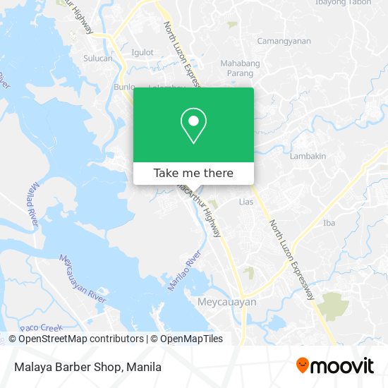 Malaya Barber Shop map