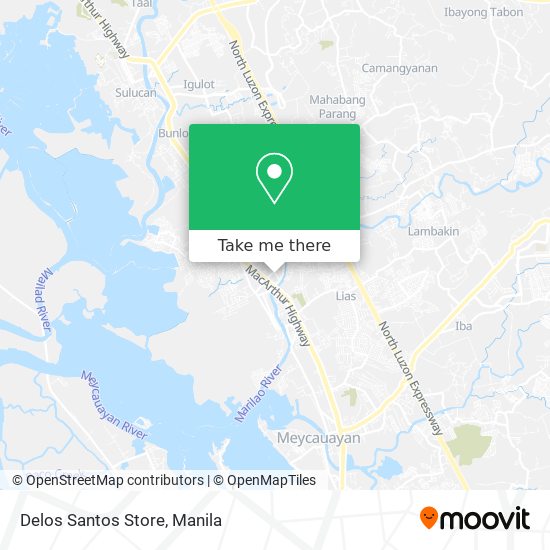 Delos Santos Store map