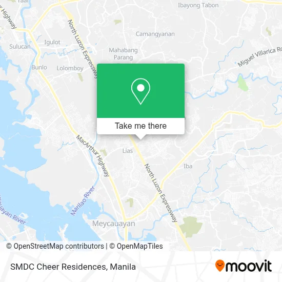 SMDC Cheer Residences map