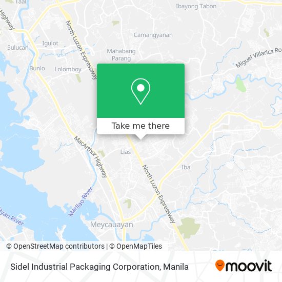 Sidel Industrial Packaging Corporation map